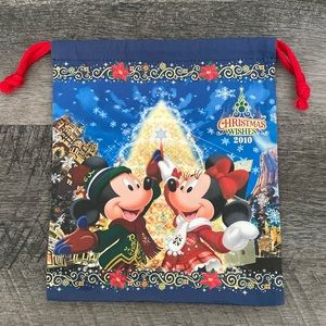 Christmas Wishes 2010 Drawstring mini Bag
